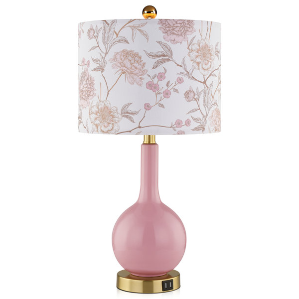 Pink deals nursery lamp